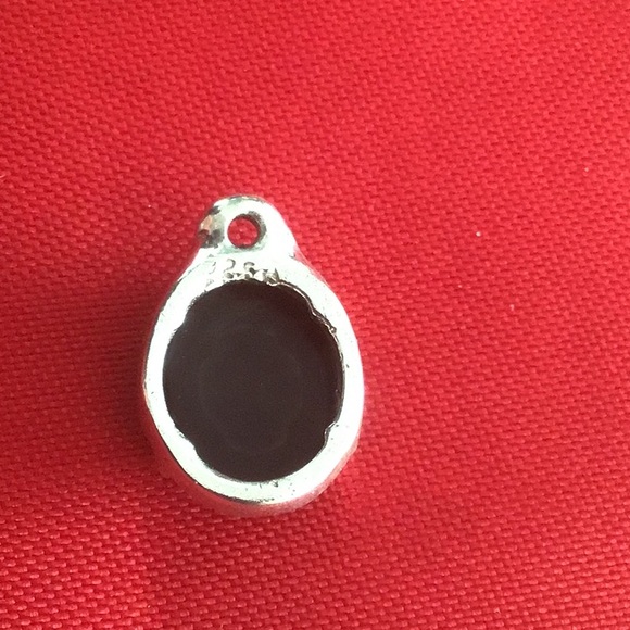 925 Pendant with Snowflake Obsidian Cab - Picture 2 of 3